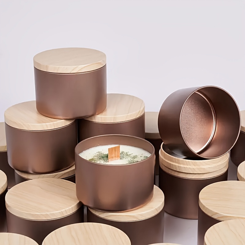 45 sztuk różowozłotych metalow – Candle Making Jars With Lids recenzja i cena