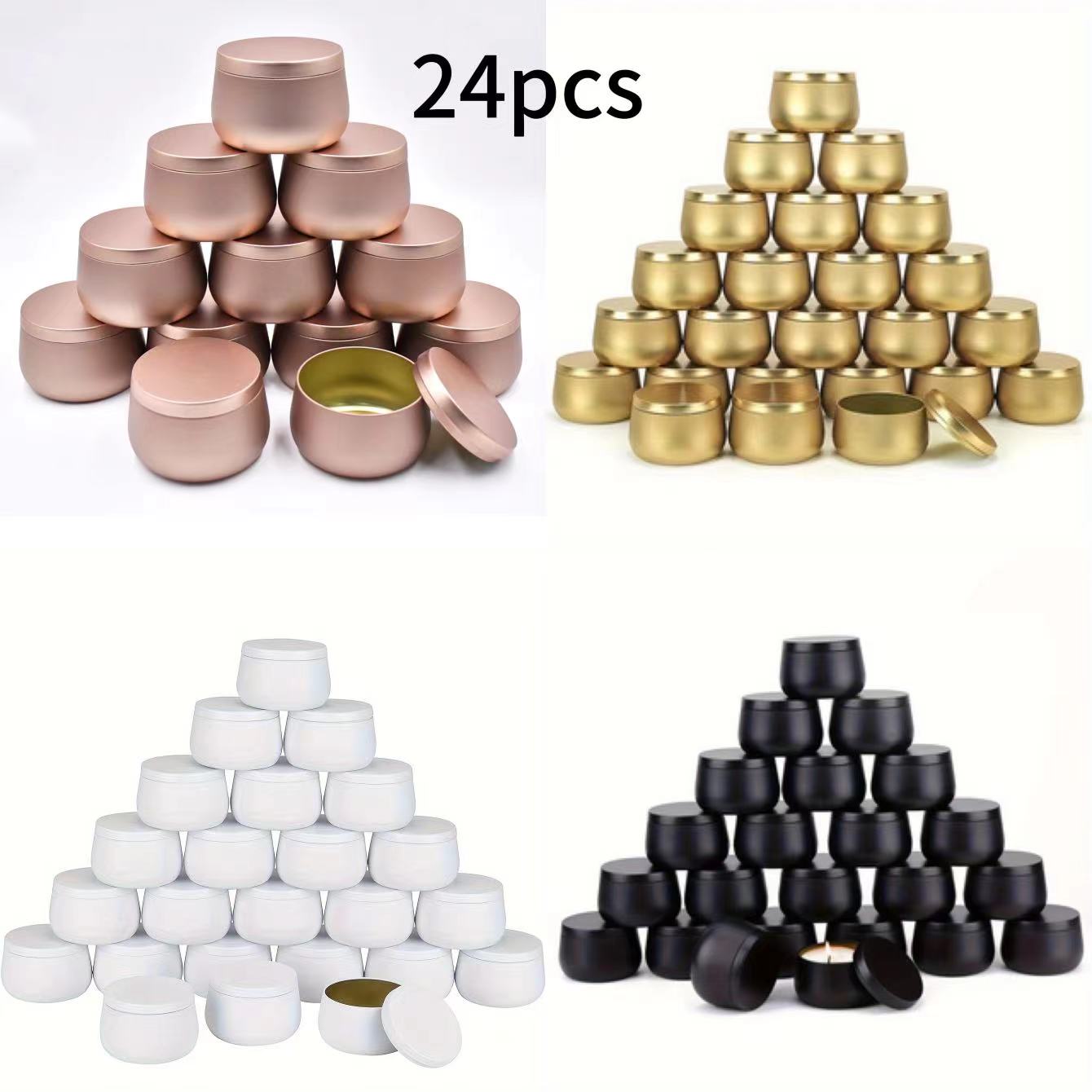 Puszki uniwersalne „24 szt. Me – Candle Making Jars With Lids recenzja i cena